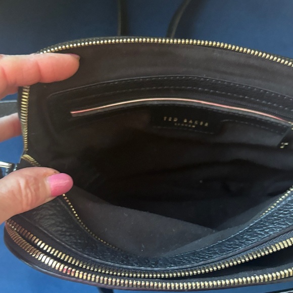 Ted Baker Textured Brown Crossbody Bag - Picture 6 of 10